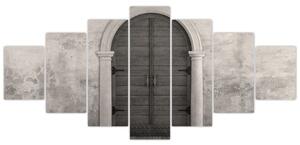 Obraz - Tajemné dveře (210x100 cm)