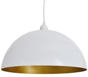 Stropní lampa polokoule 2 ks s nastavitelnou výškou | bílá
