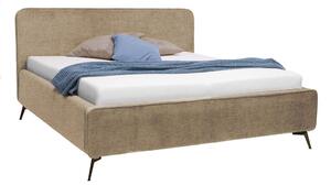 ČALOUNĚNÁ POSTEL, 180/200 cm, textil, kompozitní dřevo, béžová Moderano - Čalouněné postele