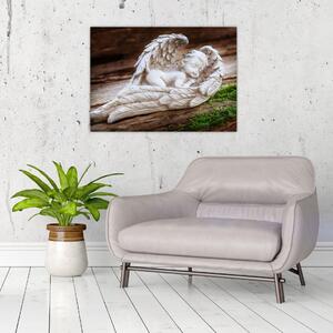 Obraz - Spící andílek (70x50 cm)