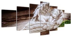 Obraz - Spící andílek (210x100 cm)