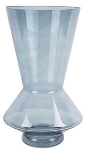 Skleněná váza Glow 28 cm L modrá Present Time (Barva- tmavě modrá)