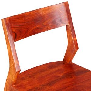 Jídelní židle Furman - 2 ks - masivní akáciové dřevo