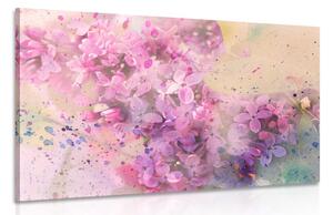 Obraz růžová větvička květů Varianta: 60x40