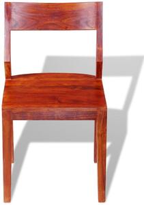 Jídelní židle Furman - 2 ks - masivní akáciové dřevo
