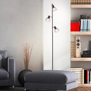 Brilliant 93085/06 Stojanová lampa BLACKY matná černá