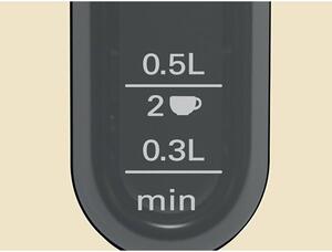 Rychlovarná konvice Bosch TWK4P437, krémová, 1,7l
