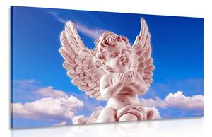Obraz růžový pečlivý andílek na nebi Varianta: 60x40