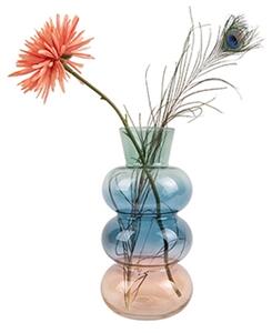 Skleněná váza Winter Dream 28 cm L Present Time (Barva-modrá,růžová)