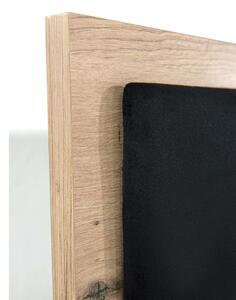 CALI | dekorativní panel C-10 s lamelami | černá/artisan