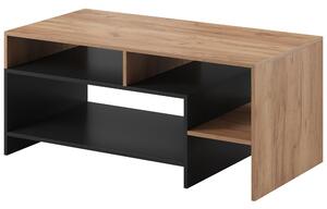 ALVA | konferenční stolek | 120x60 cm | dub kraft zlatý/antracit