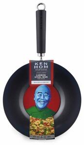 Set Excellence wok pánev s nepřilnavým povrchem 27 cm Ken Hom + Zwilling čínský kuchařský nůž (barva-černá)