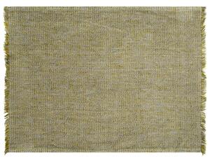 Lněné prostírání Lounas 46x35, olivově zelené