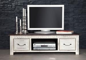 ANTIK TV stolek 135x60 cm, mango a akácie