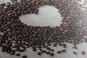 Obraz srdce z kávových zrn Varianta: 60x40