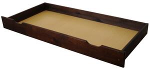 Via-nábytek Úložný šuplík pod postel z borovice S516 Rozměry cm (šířka, výška, hloubka): 140 x 17 x 72, Povrchová úprava: Borovice (lakovaná)