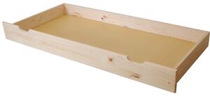 Via-nábytek Úložný šuplík pod postel z borovice S516 Rozměry cm (šířka, výška, hloubka): 97 x 19 x 69, Povrchová úprava: Borovice (lakovaná)