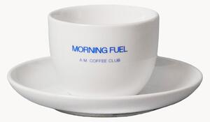 Keramický šálek's podšálkem Morning Fuel