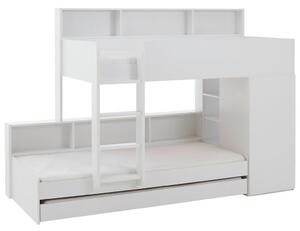 POSTEL 130/207 cm, bílá Xora - Dětské pokoje sestavy