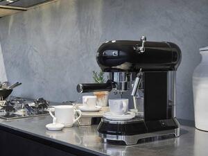 Pákový kávovar na Espresso / Cappucino 2 cup Smeg 50´s Retro Style, černý (Barva-černá)