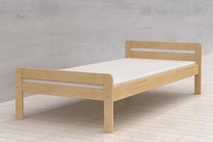 Via-nábytek Postel TED masiv borovice Rozměry: 120 x 200, Povrchová úprava postele: Borovice (bez laku)