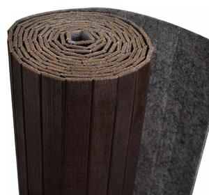 Paraván bambusový tmavě hnědý 250x195 cm