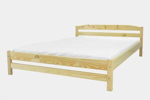 Via-nábytek Postel BART masiv borovice Rozměry: 140 x 200, Povrchová úprava postele: Moření odstín dub