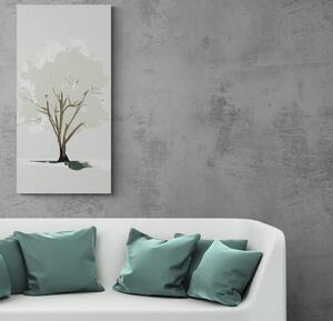 Obraz strom v minimalistickém duchu Varianta: 60x120
