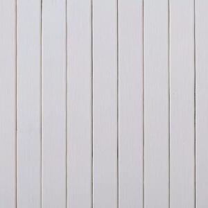 Paraván bambusový bílý 250x165 cm