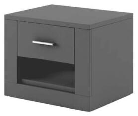 Dig-net nábytek Noční stolek Idea ID-07 Barva: Černá