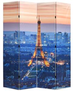 Skládací paraván 160 x 170 cm noční Paříž