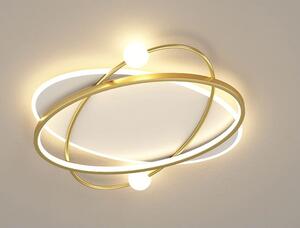 Toolight, LED stropní svítidlo + dálkové ovládání APP1059-C, bílá-zlatá, OSW-08885