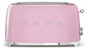SMEG_SDA Toustovač 50´s Retro Style, 4x2, růžový TSF02PKEU