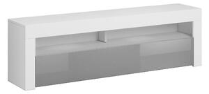 VIVALDI Televizní stolek MEX 160 cm bílý/šedý