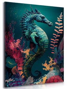 Obraz surrealistický mořský koník Varianta: 40x60