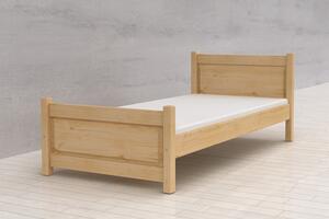 Via-nábytek Postel NIKOLAS masiv borovice Rozměry: 90 x 200, Povrchová úprava postele: Borovice (lakovaná)