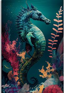 Obraz surrealistický mořský koník Varianta: 60x90