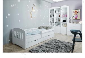 Via-nábytek Dětská postel Locika Rozměry: 80 x 180, Povrchová úprava postele: Bílá