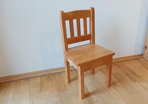 Via-nábytek Dětská dřevěná židlička Povrchová úprava: Moření odstín olše