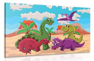 Obraz svět dinosaurů Varianta: 60x40