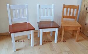 Via-nábytek Dětská židlička Povrchová úprava: Moření odstín dub