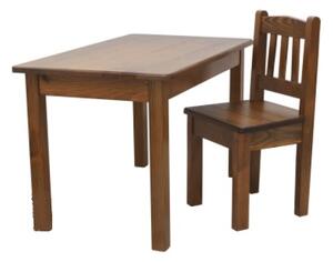 Via-nábytek Dětský stůl SL dřevěný Povrchová úprava: Moření odstín dub