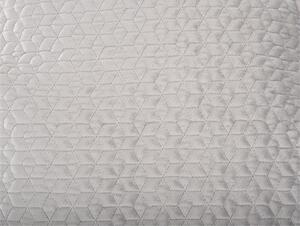 Sametový polštář Hexagon 45x45cm Present Time (barva-šedá)