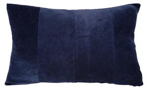 Manšestrový polštář Ribbed 40x60cm Present Time (Barva-tmavě modrá)