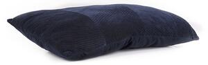 Manšestrový polštář Ribbed 40x60cm Present Time (Barva-tmavě modrá)