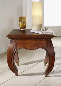 ORIENT Noční stolek 45x45 cm, akácie, nugátová