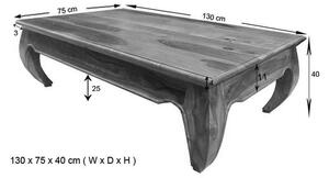 ORIENT Konferenční stolek 130x75 cm, palisandr