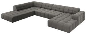 -25 % Dny MOMENTI– Cosmopolitan Design Sametová rohová pohovka Chicago 364 cm, levá