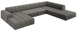-25 % Dny MOMENTI– Cosmopolitan Design Sametová rohová pohovka Chicago 364 cm, pravá