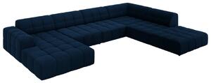 -25 % Dny MOMENTI– Cosmopolitan Design Sametová rohová pohovka Chicago 364 cm, pravá
